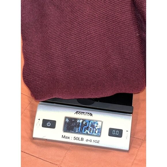 Talbots Burgundy V-Neck Long Sleeve Knit Pullover Sweater Women's Size L - Picture 9 of 9